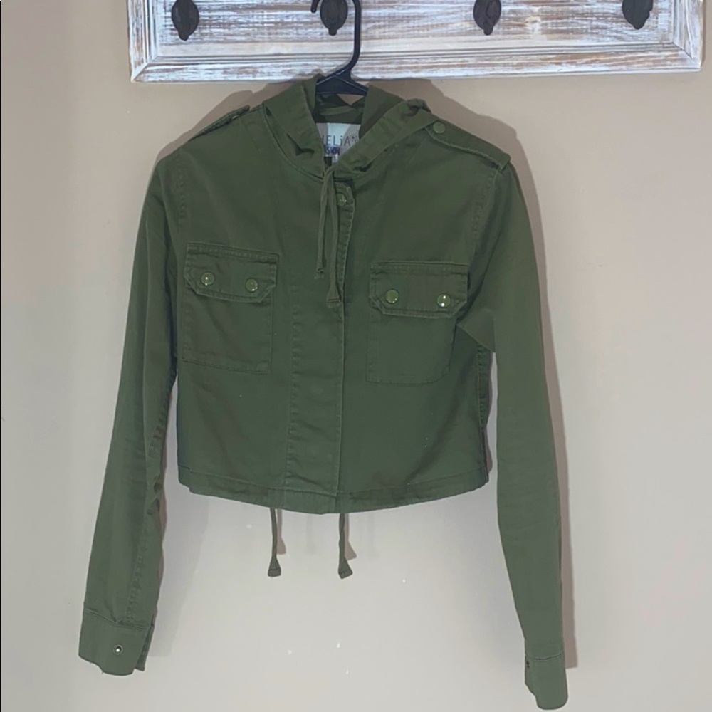Delia Olive green jacket!